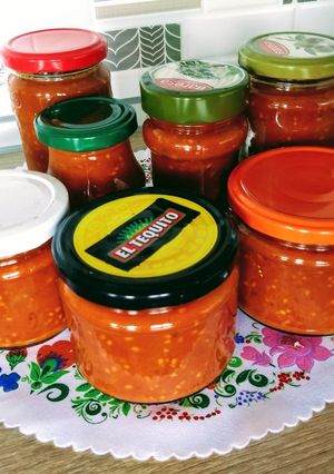 Arrabbiata paradicsomszósz télire recept fotója