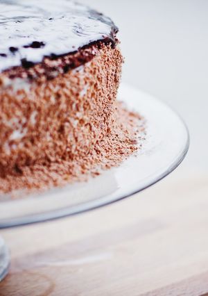 Une photo de Mon super gâteau au chocolat et potiron