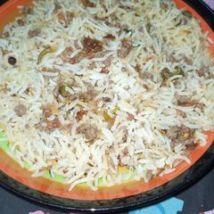 A picture of Madrasi Mince Biryani.