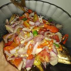 Ikan asin peda sambal dabu dabu রেসিপির প্রধান ছবি