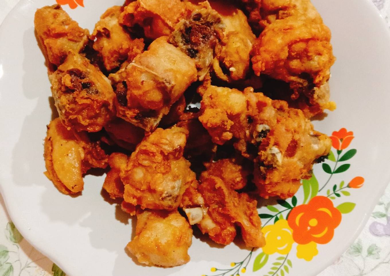 "Ayam goreng tepung krispi"👍😘❤️