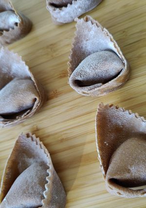 รูปของ Porcini ricotta tortelloni