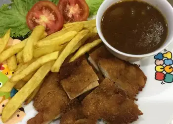 Masakan Populer Bistik Ayam Sedap Nikmat