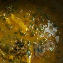 Oha soup A picture of Oha soup.