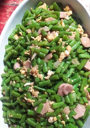 Foto resep Oseng buncis telur bakso