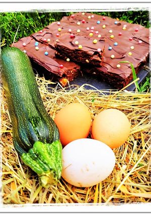 Une photo de Brownie Healthy Courgette Chocolat