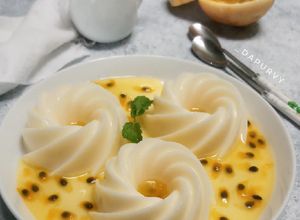 Foto resep PUDING SUSU Saus Markisa