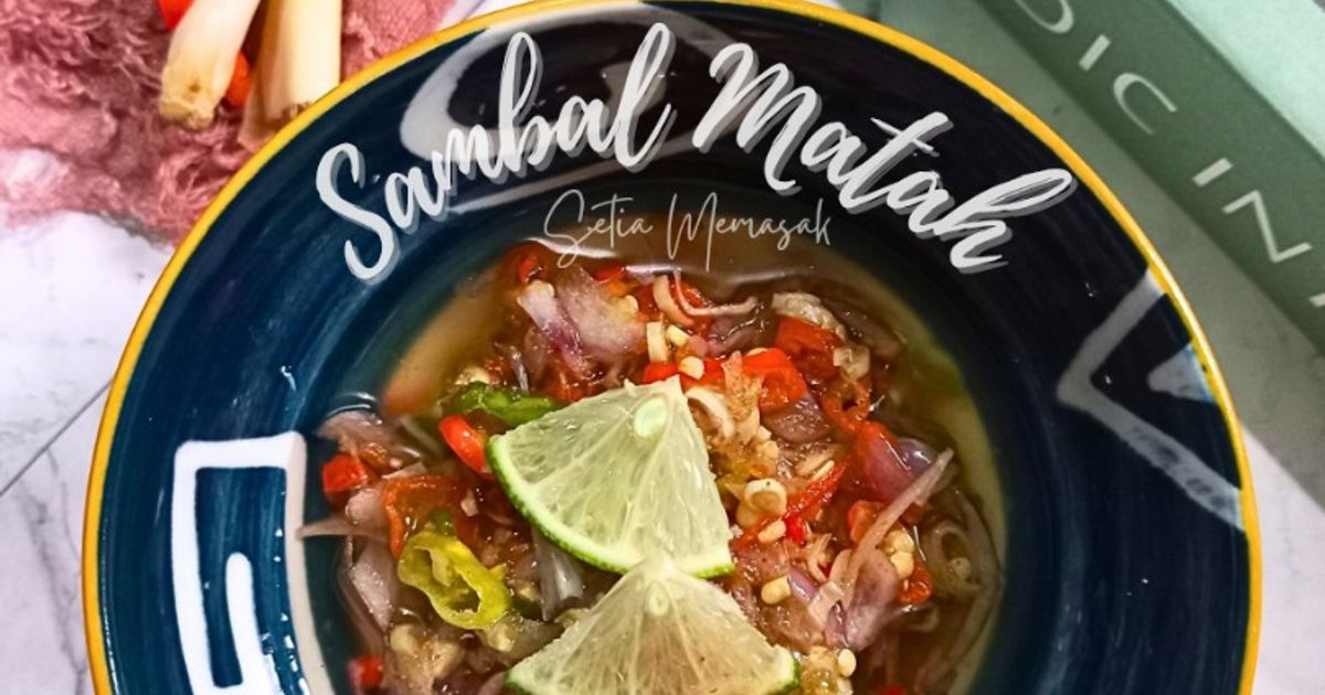 Sambal Matah : Mudah dan Praktis