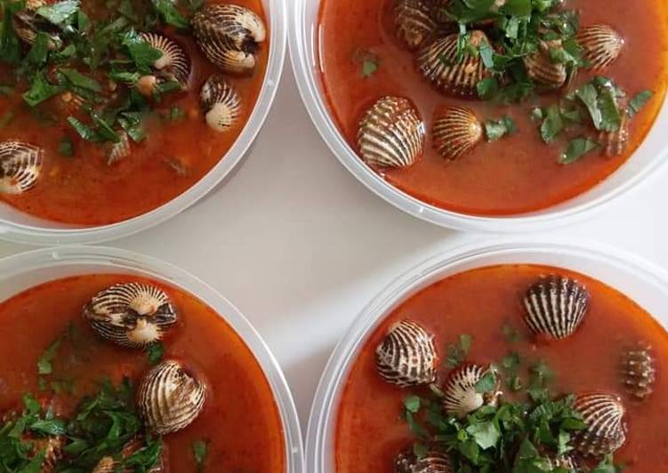 Resep Sop Pedas Kerang Anti Gagal