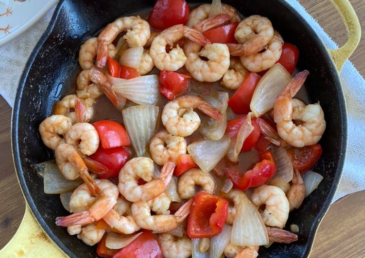 Steps to Make Ultimate Shrimp paprika butter sauce