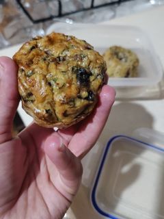 A picture of Mini mushroom and leek quiche.