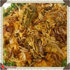 A picture of Jackfruit(kathal) biryani.