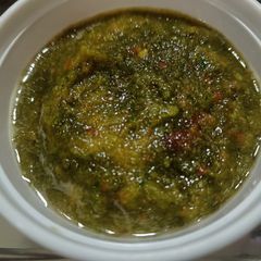 A picture of Cucumber chilli chutney.