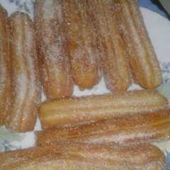 Una foto de Churros caseros