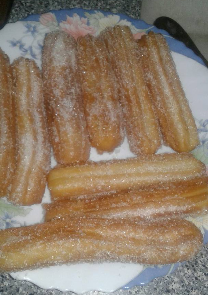 Una foto de Churros caseros