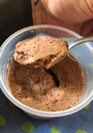 Una foto de MOUSSE de chocolate fit