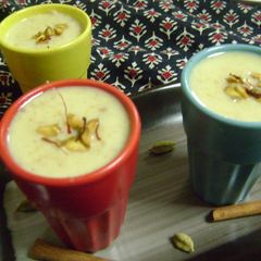 A picture of Cake Phirni - Fusion Style.