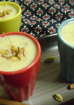 A picture of Cake Phirni - Fusion Style.