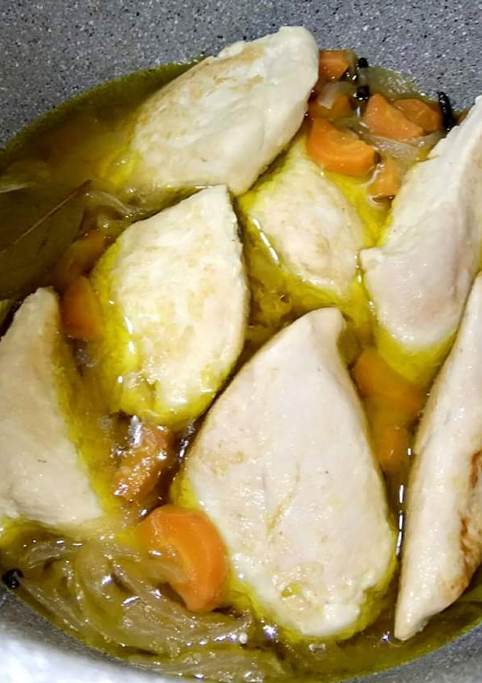 Una foto de Lomos de pavo en escabeche en Olla GM