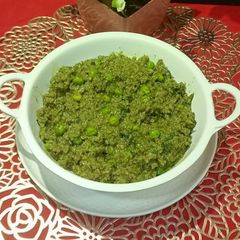 Green Soya Matar Keema Mumbai Style A picture of Green Soya Matar Keema Mumbai Style.