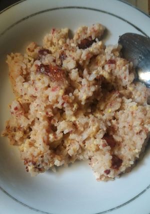 Foto resep Nasi Nyemek Kornet Susu