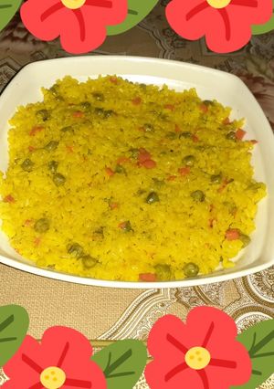 صورة لوصفة أرز بالخضروات