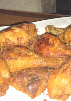 A picture of Fried Drumsticks.