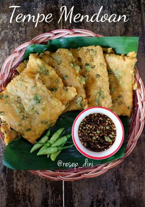 Foto resep 015.Tempe Mendoan dan sambal kecap