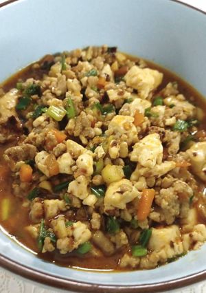 รูปของ ผัดเต้าหู้หมูสับน้ำพริกเผาไต้หวัน