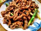 牛肉絲炒蘆筍