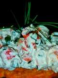 Mike's Creamy Seafood Spread On Bagels & Crostinis