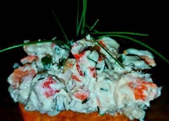 Ready to Serve Mikes Creamy Seafood Spread On Bagels  Crostinis Delicious Perfect Ready to Serve Mikes Creamy Seafood Spread On Bagels  Crostinis Delicious Perfect