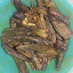 A picture of Crispy Bhindi.