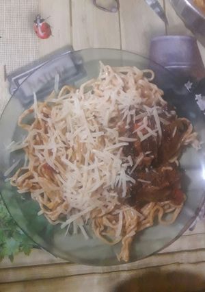 Una foto de Fideos caseros
