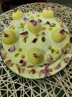 ডিমছাড়া রস মালাই কেক (dimchara ras malai cake recipe in Bengali) রেসিপির প্রধান ছবি
