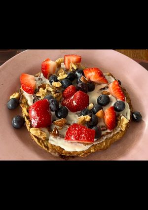Una foto de Pancakes de avena
