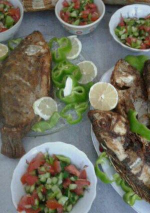 صورة لوصفة سمك مشوي