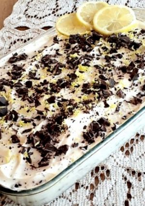 Una foto de Postre de limón