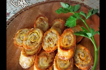 Cara Bikin 205. Egg Chicken Roll ala Bento Enak Dan Mudah