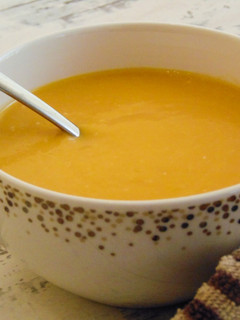 A picture of Creamy Coconut & Butternut Squash Soup.