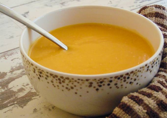 Simple Way to Prepare Speedy Creamy Coconut &amp; Butternut Squash Soup