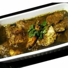 A picture of Green Fish Curry💚🐟🍲.