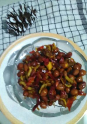 Foto resep Sambalado teri kacang
