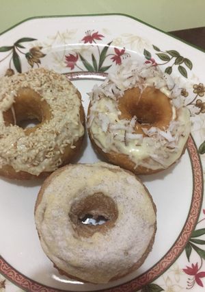 A picture of Super fluffy doughnuts.