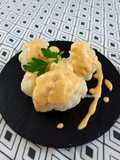 Coliflor hervida con mayonesa de pimentón