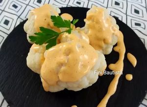 Foto principal de Coliflor hervida con mayonesa de pimentón