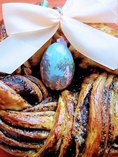 Csavart fonott kakaós kalács 🍫 recept fotója