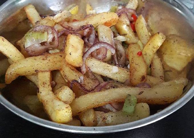 Recipe of Favorite Salt n chilli chips