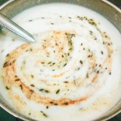 A picture of Potato Raita.