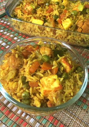 A picture of Vegetable Pulao.